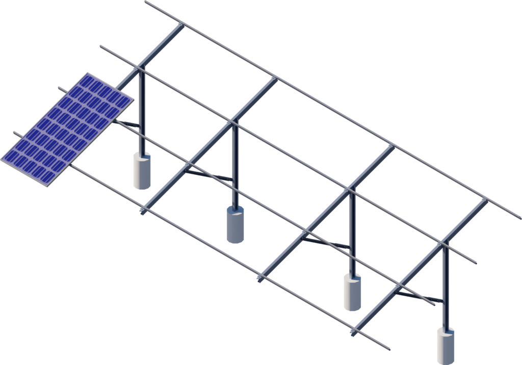Per Fix Estrutura Solo Duplo - Perfix Solar